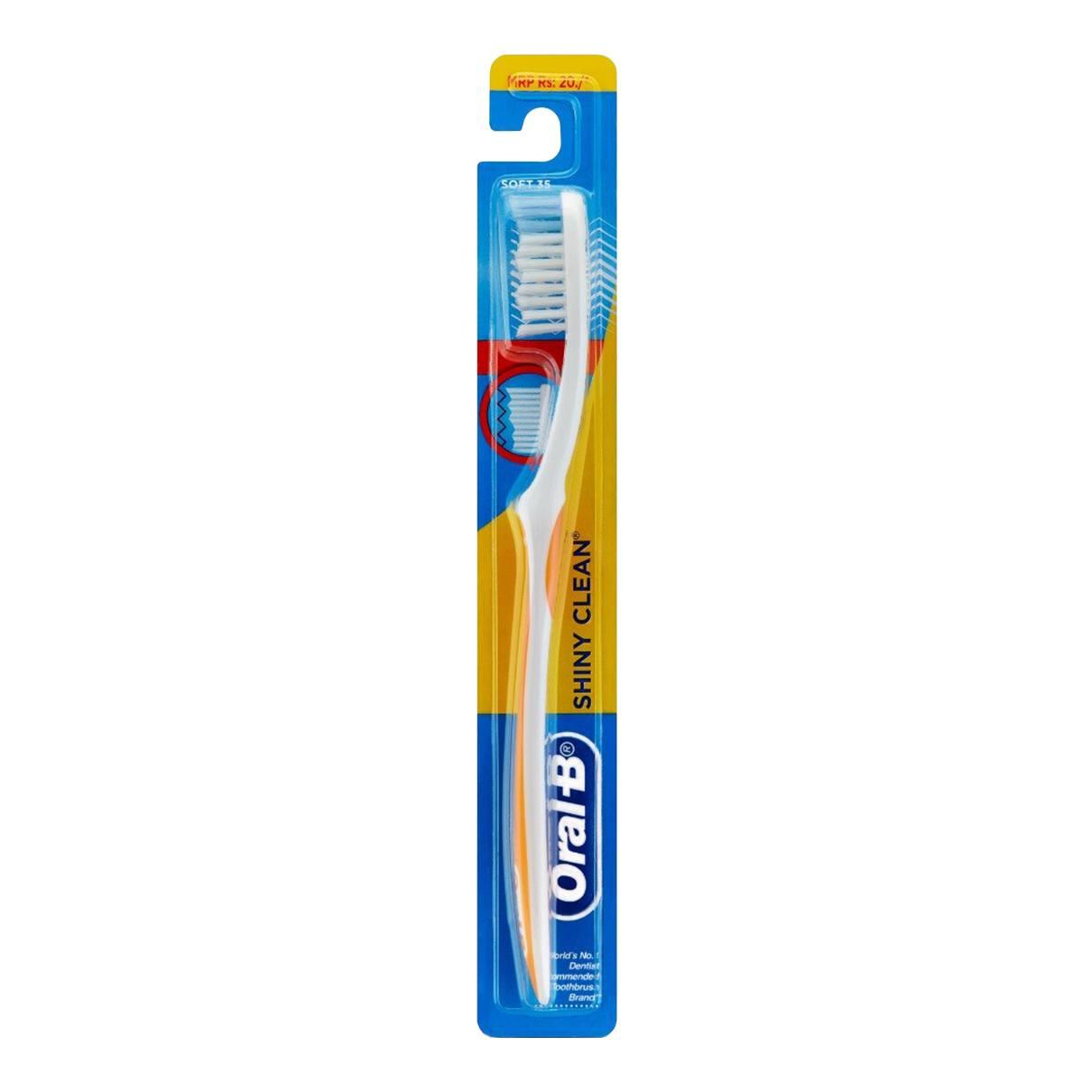 oral-b-shiny-clean-toothbrush-1-pc-quick-pantry Oral-B shiny clean tooth brush - Image 1