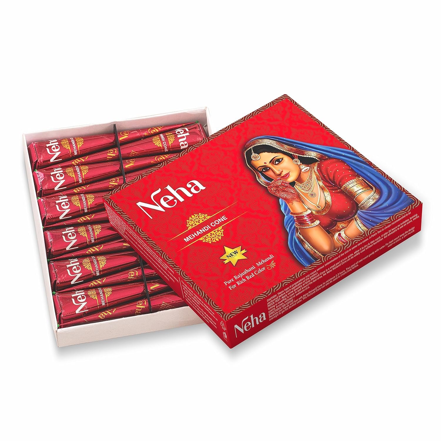 713aAczyDrL Neha mehendi One dozen box (12 pcs inside) - Image 1