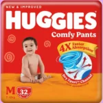 Huggies Comfy Pants Baby Diaper (M) size